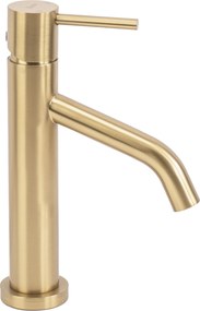 Смесител за мивка Rea Level Brush Gold