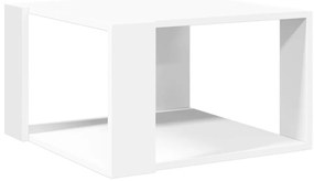 848136 vidaXL Холна маса, бяла, 51,5x51,5x30 см, инженерно дърво