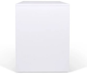 Бяла работна маса Prado - TemaHome