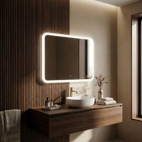 Огледало LED 80x60cm TOP-3