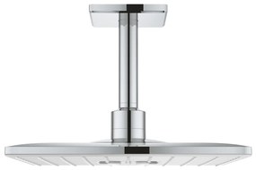 Ceiling Душ глава с рамо Grohe Rain Душ Smart Active ΙΙ-Silver-White