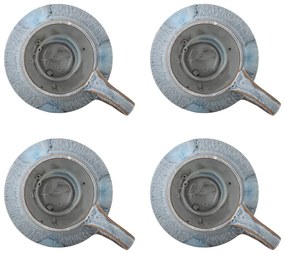 Светлосини глинени чаши в комплект от 4 бр. 300 ml Bessie – Bloomingville