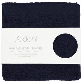 Тъмносиня памучна кърпа от тери 40x60 cm Comfort – Södahl