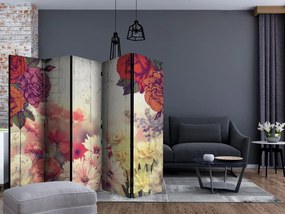 Разделител от 5 части - Vintage Flowers II [Разделители за стаи]