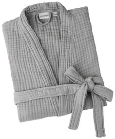 Сива муселинова хавлия размер S/M Kimono – Foutastic