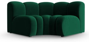 Зелен кадифен модул за диван (променлив) Lupine – Micadoni