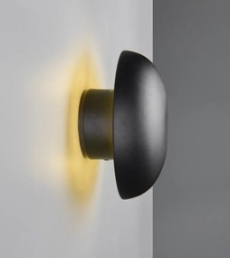 Матово черно LED стенна лампа с USB Davey – Reality