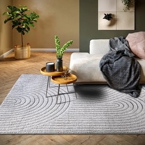 Светлосив килим 160x235 cm Panglao New York Light Grey – Elle Decoration