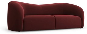 Кадифен диван в цвят бордо 197 cm Santi – Interieurs 86