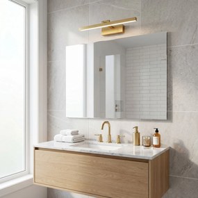 LED аплик за баня APP1865-1W 80 cm BRUSH GOLD