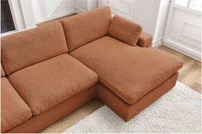 Оранжев ъглов диван Belair – Bobochic Paris