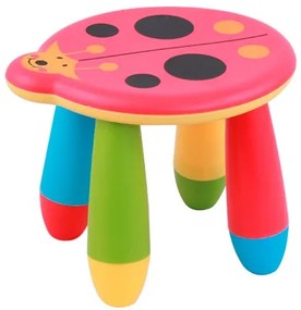 Детско пластмасово столче Калинка - червена