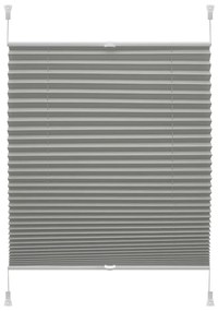 Антрацитна ролетна щора 72,5x150 cm Plisé Verona Termo – Gardinia