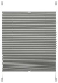 Антрацитна ролетна щора 97x150 cm Plisé Verona Termo – Gardinia