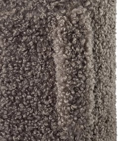 Тъмнокафява табуретка от прежда с примки от букле Teddy – Blomus