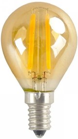 Лампа LED Filament E14 Retro 6W 2700K Dimmable Amber  (10 τεμάχια)