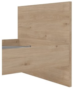Единично легло от декор от дъб в естествен цвят 90x190 cm Naia – Tvilum