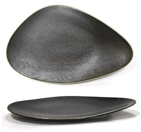 Horecano - Порцеланово плато триъгълно 38см ANTIQUE-BLACK (TR0001-15B)