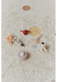 Бежово памучно детско килимче за игра ø150 cm Solar System – Lorena Canals