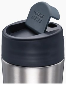 Чаша за пътуване в тъмносиньо-сребристо 450 ml Sipp - Joseph Joseph