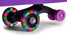 Гравитационен скутер със светещи колела - лилав