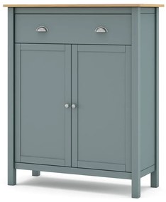 Скрин сиво-зелен от масивен бор 90x110x40 cm Misti – Marckeric