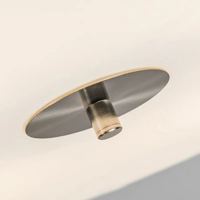 Ръстичен таванен аплик зелен 50 см - Drum Jute