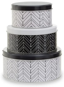 Метални кутии в комплект 3 бр. за храна Urban – Premier Housewares