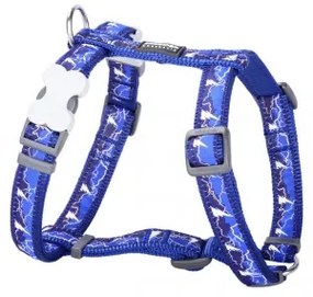 Каишка за Куче Red Dingo Lightning 25-39 cm Морско син