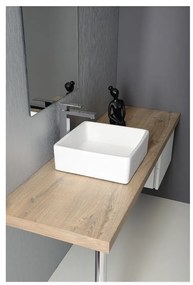 Бял керамичен умивалник , 38 x 38 cm Ubega - Sapho