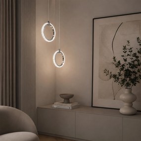 LED висящ плафон LHJ126-W Хром