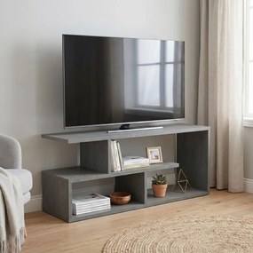 Forever Megapap melamine tv stand in concrete grey color 100x30x40cm.