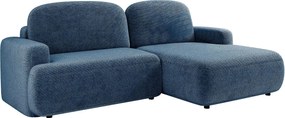 Ъглов диван Alivar-Синьо-Десен