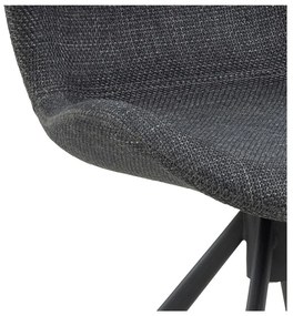 Тъмносиви трапезни столове в комплект от 2 броя Batilda - Actona