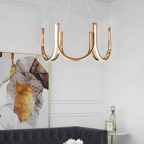 Висяща LED лампа APP1749-CP Gold