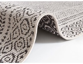 Черно и бяло външно покривало Берлин, 80 x 250 cm - Ragami