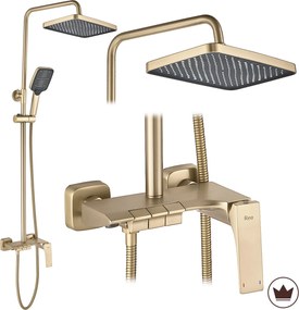Комплект за душ PREMIUM REA JOE Brush Gold