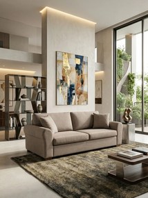 Диван Orpheas триместен-210L 90D cm-Beige