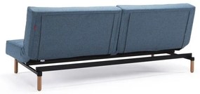 Светлосин разтегателен диван с дървена основа Mixed Dance Light Blue Splitback - Innovation