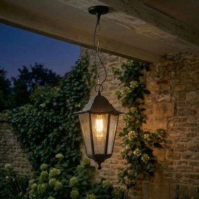 Класически висящ аплик за външна употреба черен IP44 - Havana Up