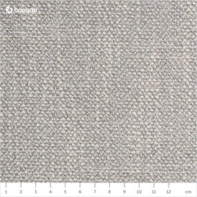 Сиво двойно легло 180x200 cm тапицирано с място за съхранение с включена подматрачна рамка Atesio – Meise Möbel