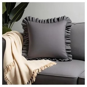Калъфка за възглавница със смес от памук 40x40 cm Ruffled – Mila Home
