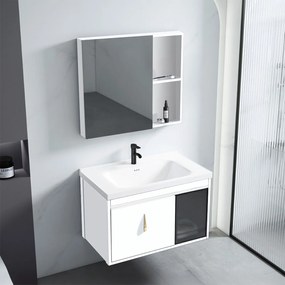 Комплект мебели за баня с мивка Paris 60cm White