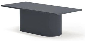 Антрацитна масичка за кафе 50x111 cm Totem – Teulat