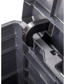 Тъмносива градинска кутия за съхранение Woodys – Toomax