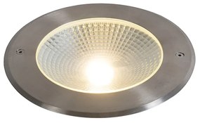 Модерен градински прожектор стомана с 20W LED - Bridge