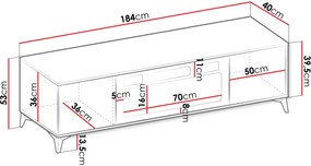 ТV шкаф Xylix 2D EF