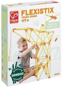 Бамбуков конструктор, Hape Flexistix, Кран, 94 части