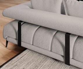 Ъглов диван Магнито-екру-десен