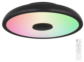 Globo - LED RGB Лампа за баня с високоговорител RAFFY LED/18W/230V IP44 + д.у.